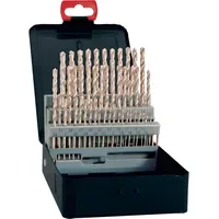 Fortis Spiralbohrer-Set DIN338 HSS Typ N um 0,5 steigend