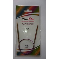 KnitPro Rundstricknadel Symphonie 40 cm lang, Größe:3.75 mm