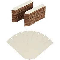 Relaxdays Pflanzenstecker 60er Set 10,5 cm Holz
