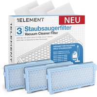 1E 3 Filter für Miele Staubsauger [Compact C1 &