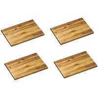 Neustanlo | 4 Stück XL Brotzeitbrettchen Set Brotzeit Frühstücksbrett