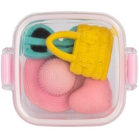 IDENA 20112 - Radierer in Box, 4 Fashion Accessoires