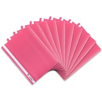Oxford Schnellhefter A4, aus Kunststoff, pink, 10 Stück