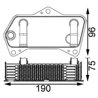 Mahle Ölkühler, Automatikgetriebe (CLC 202 000S) für VW Jetta