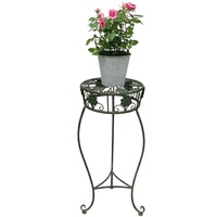 DanDiBo Ambiente DanDiBo Blumenhocker Metall Grün Rund 60 cm