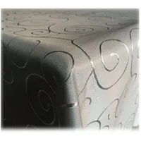 JEMIDI Tischdecke Ornamente Seidenglanz Edel Tisch Decke Tafeldecke 31