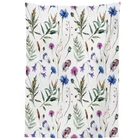 ABAKUHAUS Distel Tischdecke, Wildblumen im Frühling, Inn und Outdoor