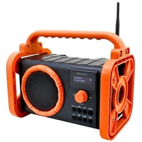 Soundmaster DAB80 OR Baustellenradio mit DAB+ UKW Bluetooth Li-Ion