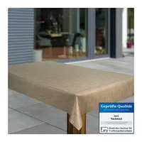 Laro Wachstuch-Tischdecke Abwaschbar Garten-Tischdecke Wachstischdecke PVC Plastik-Tischdecken Eckig Meterware