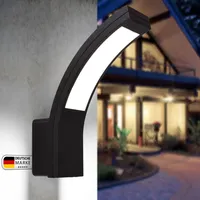 Maxkomfort LED Aussenleuchten Wand-leuchte Wandlampe neutralweiß 4000K Flurleuchte Fluter