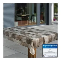 Laro Wachstuch-Tischdecke Abwaschbar Garten-Tischdecke Wachstischdecke PVC Plastik-Tischdecken Eckig Meterware