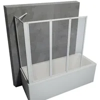 Schulte Duschwand für Badewanne Smart, Höhe: 121 cm, 3
