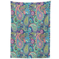 ABAKUHAUS Paisley Tischdecke, Bohem Bunte, Druck mit Klaren Farben