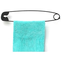 DanDiBo Ambiente DanDiBo Handtuchhalter Handtuchstange Sicherheitsnadel 62 cm Badaccessoires,