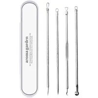 Aroma Garden 4er Mitesserentferner Komedonenquetscher Set