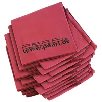 Pearl 10er-Set extra-saugfähige Mikrofaser-Badetücher, 180 x 90 cm, weinrot