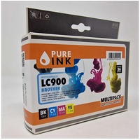 Pure Ink Tinten Patrone für Brother LC900 DCP 105