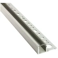Tktrading24 T77 LED Alu Premium Fliesenprofil 12mm silber 2m