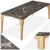 Tectake Rattan Tisch Foggia 196x87x76cm