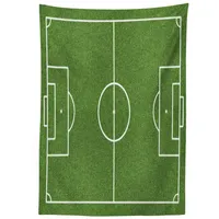 ABAKUHAUS Teen Zimmer Tischdecke, Fußball-Stadion-Feld, Inn und Outdoor Bereich
