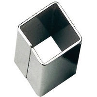 HOPPE Ausgleichshülse für Vierkantstift 7/8mm, Eisen silber blank