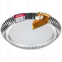 Kadax Tarteform, Tartelette Förmchen aus verzinkten und Antihaftschicht Blech,