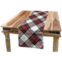 ABAKUHAUS Schottenkaro Tischläufer, Plaid Motiv Rhombuses, Esszimmer Küche Rechteckiger