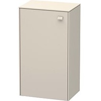 Duravit Brioso Halbhochschrank Individual 61-91cm BR1340L9191, Taupe, Tür links