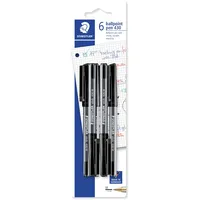 Staedtler 430M9BK6D Kugelschreiber Linienbreite M, 0.45 mm, 6 Stück