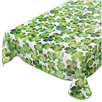 ANRO Tischdecke Wachstuchtischdecke Gartentischdecke Wachstischdecke (Einzelstück 1-tlg), Glatt 140x240cm