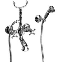 Herzbach Anais Classic Wannenarmatur 32402000101 chrom, Aufputz, Kreuzgriff
