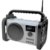 Soundmaster DAB80SG Baustellenradio mit DAB+/UKW Bluetooth Akku