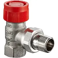 OVENTROP Thermostatventil Baureihe AF DN 15, Eck, Messing vernickelt