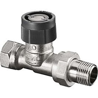 OVENTROP Baureihe A Thermostatventil 1181104 Messing vernickelt, DN 15,