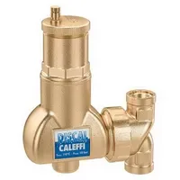 CALEFFI Discal Mikroblasenabscheider 551705 3/4" IG, Messing-Gehäuse, für horizontale