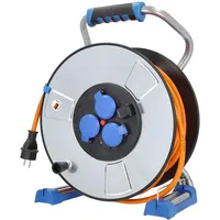 As - Schwabe Metallkabeltrommel mit Schutzisolierung 40m H07BQ-F 3g2,5