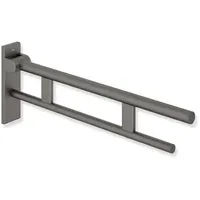 Hewi System 900 Stützklappgriff Duo Wandstützgriff 750 mm dunkelgrau