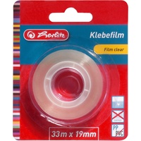 Herlitz 10509669 transparenter Klebefilm 33 m x 19 mm,