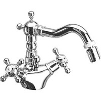 Herzbach Anais Classic Bidetarmatur 32463000201 mit Ablaufgarnitur, chrom