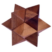 Logoplay Holzspiele Stern Gr. S – 3D Puzzle aus