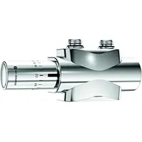 HEIMEIER Multilux 4-Set Thermostatventil 9690-43.800 verchromt, umstellbar von Zweirohr-