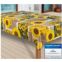 Laro Wachstuch-Tischdecke Abwaschbar Garten-Tischdecke Wachstischdecke PVC Plastik-Tischdecken Eckig Meterware