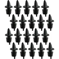 Westmark 20 Spirituosen-/Essig-/Öl-Ausgießer für Flaschen, Dosierer mit Luftröhrchen, Kunststoffkorken,