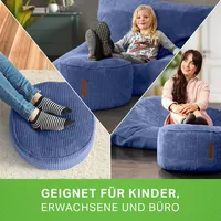 Green Bean Green Bean® Indoor Sitzhocker Pouf "Cord"45x25cm EPS-Perlen
