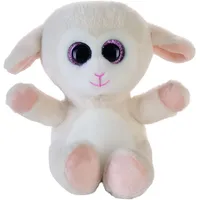 Bauer Spielwaren Plüschtier Glitzer Lamm (weiß, 15cm) - Weiß