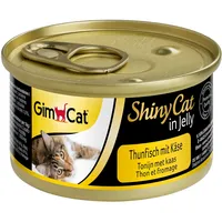 GimCat ShinyCat in Jelly Thunfisch mit Käse 24 x