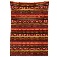 ABAKUHAUS aztekisch Tischdecke, Vintage Peruanische Motive, Druck mit Klaren