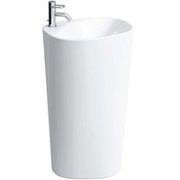 Laufen Palomba Waschtisch mit integrierter Säule 1 Hahnloch ohne