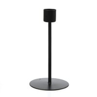 MARELIDA Stabkerzenhalter Kerzenständer für Tafelkerzen H: 14cm schwarz