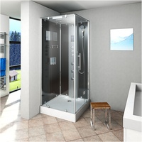 AcquaVapore Duschkabine Komplettdusche D38-23R1 100x100 cm ohne 2K Scheiben